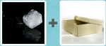 Pictoword level 10 - Icecube Shoebox Cardboard