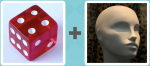 Pictoword level 124 - Dice Four Dummy Head Face
