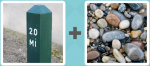 Pictoword level 179 - Sign Miles Stones Pebbles