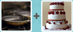 Pictoword level 265 - Pan Fry Cake Wedding