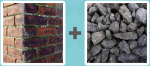 Pictoword level 295 - Brick Wall Stones Rocks