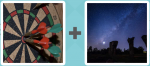 Pictoword level 310 - Darts Bullseye Night Stars