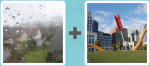 Pictoword level 34 - Rain Grey Wet Bow Arrow