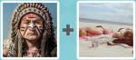 Pictoword level 341 - Chief Indian Sunbathe Beach