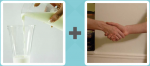 Pictoword level 38 - Milk Glass Pour Handshake