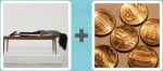 Pictoword level 380 - Plank Cents Coins