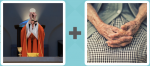 Pictoword level 395 - Pope Saint Hands Old Age