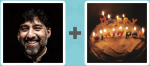 Pictoword level 440 - Man Birthday Cake