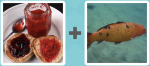 Pictoword level 475 - Jam Jello Jelly Fish Swim