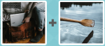 Pictoword level 527 - Laptop Bag Oar Rowing Boat