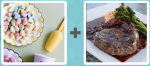 Pictoword level 540 - Candy Sweets Scoop Meat Steak Dinner Meal