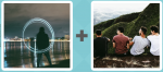 Pictoword level 557 - City Night Circle Loop Hoop Lights Men Guys Group Mountains Outdoors