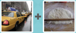 Pictoword level 89 - Taxi Cab Yellow Dough Roll