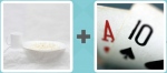 Pictoword level 92 - Cereal Oats Milk Blackjack Cards