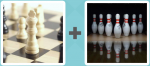Pictoword level 97 - Chess Check King Bowling Pins