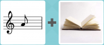 Pictoword level 98 - Music Notes Book Pages