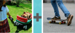 Pictoword Animals level 17 - Drag Tow Cart Skateboard Push Roll