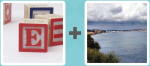 Pictoword Brands level 18 - Letter Block Cube Bay Wharf Water