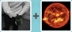 Pictoword Celebrities level 16 - Tie Hands Back Sun Star Burn Hot
