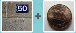 Pictoword Celebrities level 3 - Fifty Number Penny Copper Cent Coin
