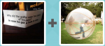 Pictoword Celebrities level 31 - Joke Cracker Rolling Zorb Ball