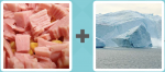 Pictoword Countries & Cities level 13 - Ham Meat Iceberg Glacier