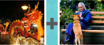 Pictoword Games level 22 - Dragon Chinese Old Elderly Bench