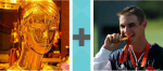 Pictoword Historical Figures level 22 - Gold Mask Bust Olympic Champion Winner