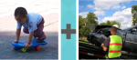 Pictoword Historical Figures level 4 - Skateboard Kid Play Tow Car Crash