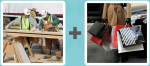Pictoword Holidays level 22 - Work Carpentry Shop Spending