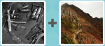 Pictoword Holidays level 24 - Tools Parts Canyon Ridge Cliff