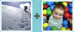 Pictoword Holidays level 26 - Snow Trek Balls Pit