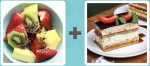 Pictoword Holidays level 6 - Fruit Bowl Cake Slice Dessert Sweet