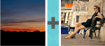 Pictoword Landmarks level 2 - Sundown Sunset Dusk Twilight Seat Bench Sit Relax