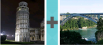 Pictoword Landmarks level 26 - Tower Pisa Bridge Span Over