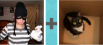 Pictoword Superheroes level 18 - Robber Criminal Thief Cat Box