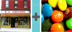 Pictoword Superheroes level 19 - Grocery Store Shop Candy Ms Sweets