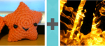Pictoword Superheroes level 6 - Star Cushion Fire Flames Burn